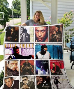 Keith Sweat Quilt Blanket with R&B Music Artwork