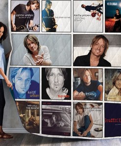Keith Urban Classic Albums Collection Quilt Bedding Set - A Perfect Addition for Country Music Fans
