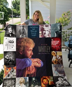 Keith Whitley Albums Ver Collection Quilt Blanket - For Fans of Classic Country Music
