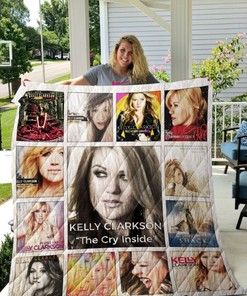 Kelly Clarkson Albums For Fans Ver Collection Quilt Bedding Set