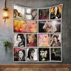 Kelly Clarkson Piece by Piece Album Covers Quilt Blanket - Cozy and Warm Gift for Music Fans