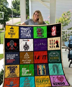 Kendo You Kendo It Perfect Gifts for Kendo Lover Quilt Bedding Set for Teens