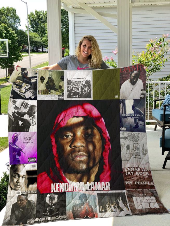 Kendrick Lamar Cool Style Collected Quilt Bedding Set for Fans of the Musician