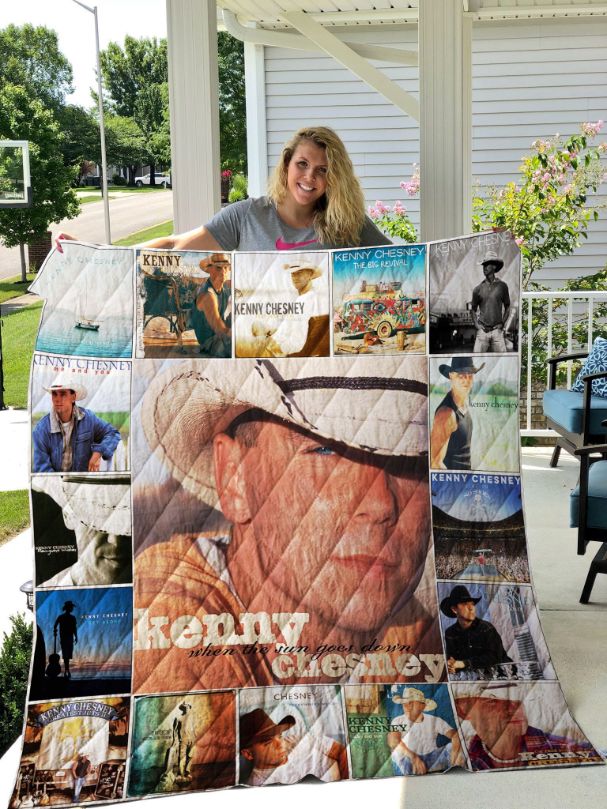 Kenny Chesney Collected Quilt Bedding Set for Fans of Country Music