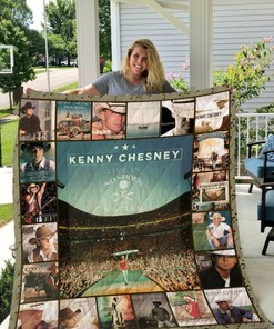 Kenny Chesney Quilt Blanket - Unique Gifts for Country Music Fans