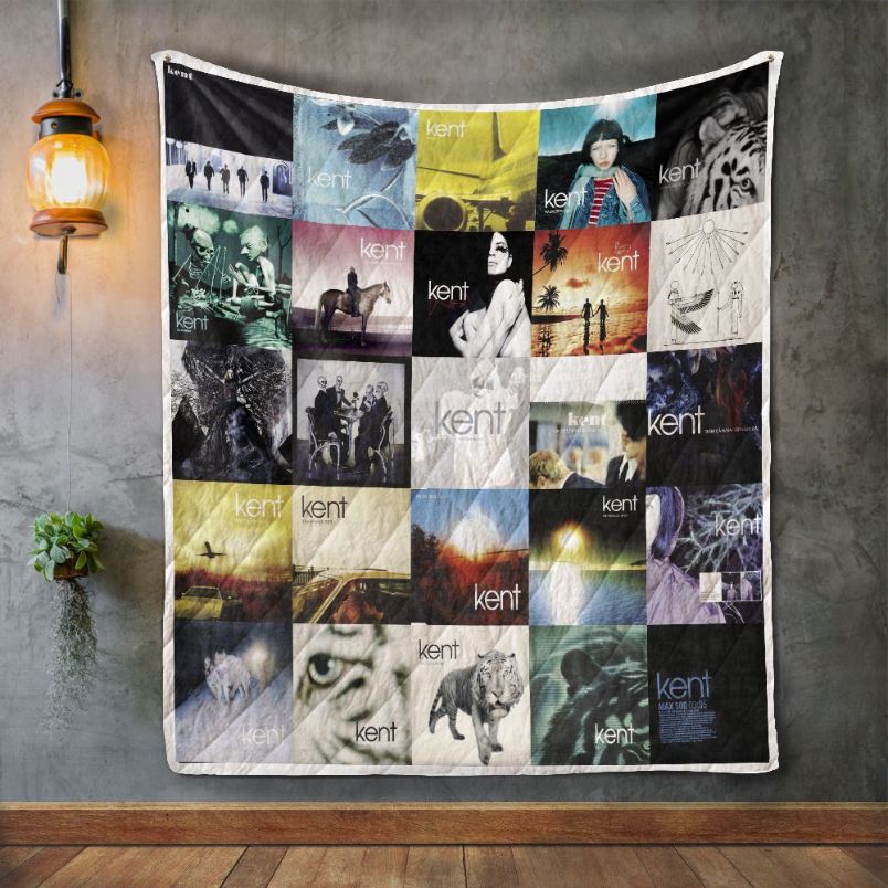 Kent Style Collected Album Covers Quilt Blanket - Personalized Gift for Music Fans