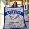 Kentucky Wildcats EST 1865 Quilt Blanket - Show your school spirit with this Quilt Bedding Set