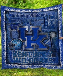 Kentucky Wildcats Quilt Bedding Set - LC14