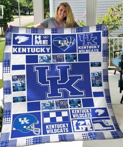 Kentucky Wildcats Quilt Blanket Set - DUP