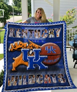 Kentucky Wildcats Quilt Blanket Set - DUP1