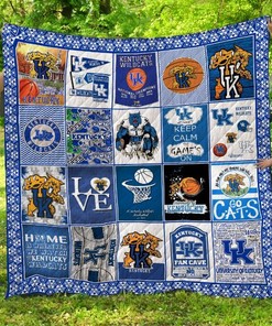 Kentucky Wildcats Quilt Blanket Set - LC12