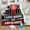 Kenworth Blanket V9 - Kenworth Truck Vintage Quilt Bedding Set V9