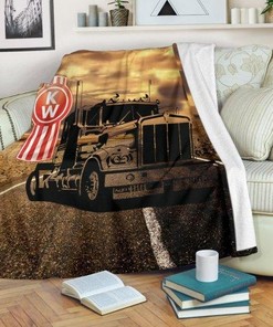 Kenworth Retro Blanket - Kenworth Retro Vintage Quilt Bedding Set
