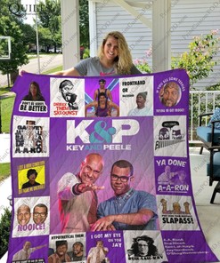 Key & Peele For Fans Ver Collection Quilt Bedding Set with Hilarious Quotes