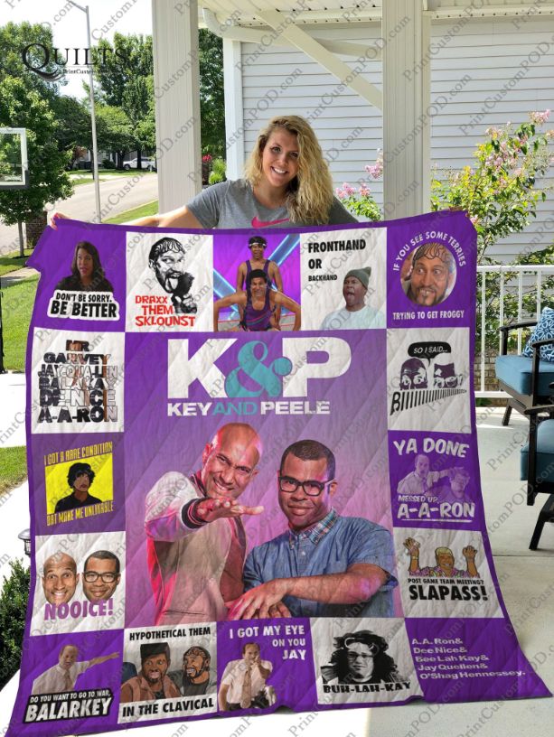 Key & Peele For Fans Ver Collection Quilt Bedding Set with Hilarious Quotes