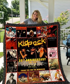 Kid Rock 30th Anniversary Quilt Blanket - Celebrate the Life of this Iconic Musician