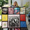 King Crimson Studio Albums Collection Quilt Blanket, Ideal for Progressive Rock Enthusiasts