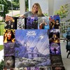 King Diamond Albums For Teens Ver Collection Quilt Blanket, Perfect for Fans of Horror Metal
