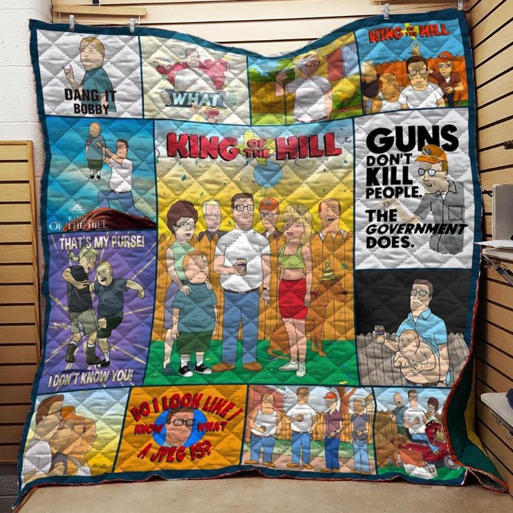 King Of The Hill Collage Quilt Bedding Set with Style