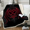 Kingdom Hearts Heartless Sofa Fleece Blanket DUP for Game Lovers