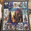 Kingdom Hearts Quilt Blanket TH1507 with Bed Set Twin