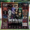 Kiss Albums Print Quilt Bedding Set for Rock and Roll Fans