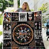 Kiss Band Christmas Collection For Fan Quilt Blanket - Kiss Band Christmas Collection For Fan Vintage Quilt Bedding Set