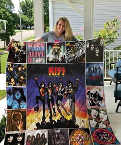 Kiss Rock Band Quilt Blanket 01370