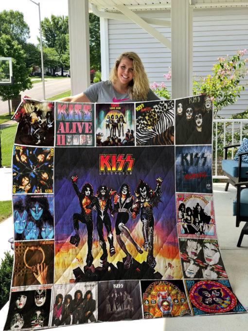 Kiss Rock Band Quilt Blanket 01370