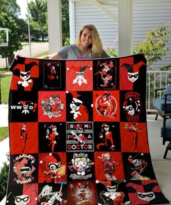 Kitty Harley Quinn for Fans Quilt Bedding Set