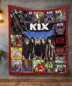 Kix Style Collected Quilt Blanket for Rock Fans