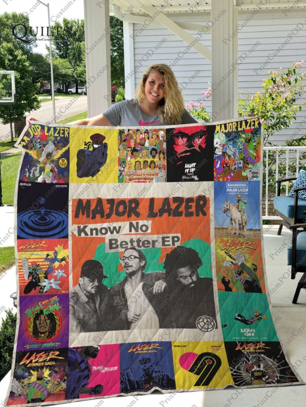 Know No Better Ep Major Lazer Album For Fans Collection Quilt Bedding Set