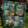 Koi Fish Bs1604 2 Quilt Bedding Set