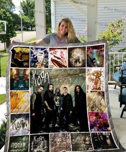 Korn Albums Cover Poster Quilt Blanket, Ideal for Metal Fans