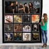 Korn Albums Quilt Blanket - Stay Cozy With Korn's Iconic Albums On This Soft Quilt Blanket