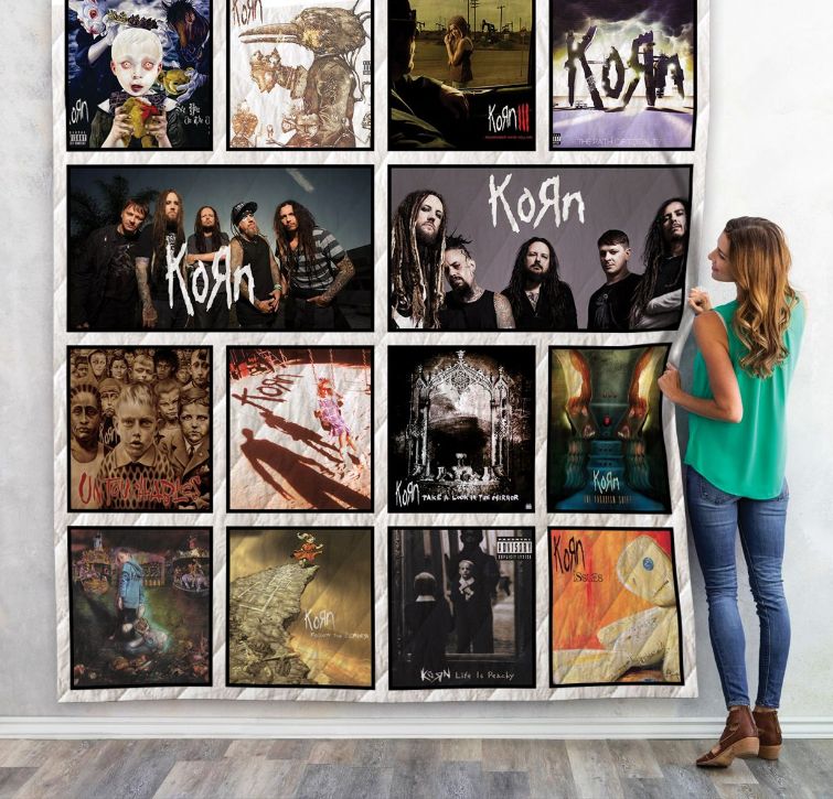 Korn Albums Rock Music Quilt Blanket for Fans