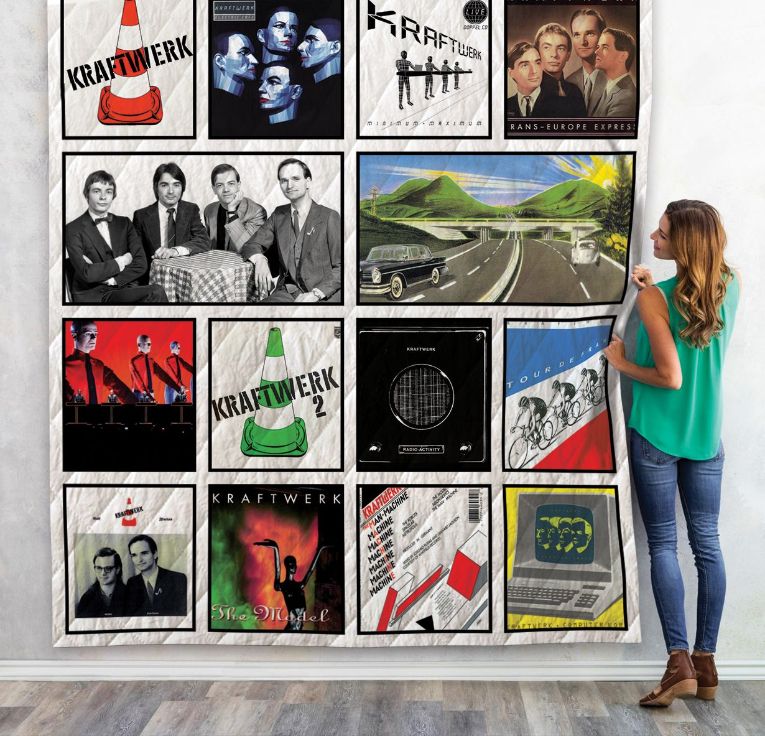 Kraftwerk Album Collected Quilt Bedding Set with Bed Set Twin