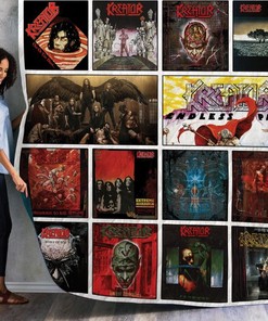 Kreator Albums Ver Collection Quilt Blanket - For Thrash Metal Fans