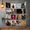 Kris Kristofferson Album Covers Vintage Quilt Bedding Set for Girls