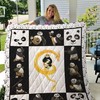 Kung Fu Panda Cute Design Quilt Bedding Set for Kids/Teens