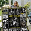 Kurt Cobain Collection Collected Vintage Quilt Blanket with Keywords