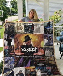 Kurupt Albums Ver Collection Quilt Blanket - A Must-Have for West Coast Hip-Hop Fans