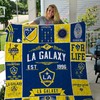 LA Galaxy Est 1996 Collection Quilt Bedding Set for Soccer Fans