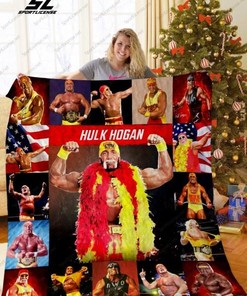 LA Hulk Hogan Quilt Bedding Set - A Must-Have for Wrestling Fans