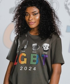 LGBT 2024 Elections Unisex Shirts, PRIDE Months Shirts with Love Symbol Print, Movie Fans Gifts