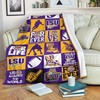 LSU Tigers Against The World Premium Blanket To Showcase Your Dedication