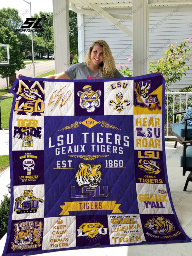 LSU Tigers Champions Quilt Blanket To Celebrate The Team's Success
