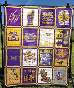 LSU Tigers Quilt Blanket For Ultimate Comfort