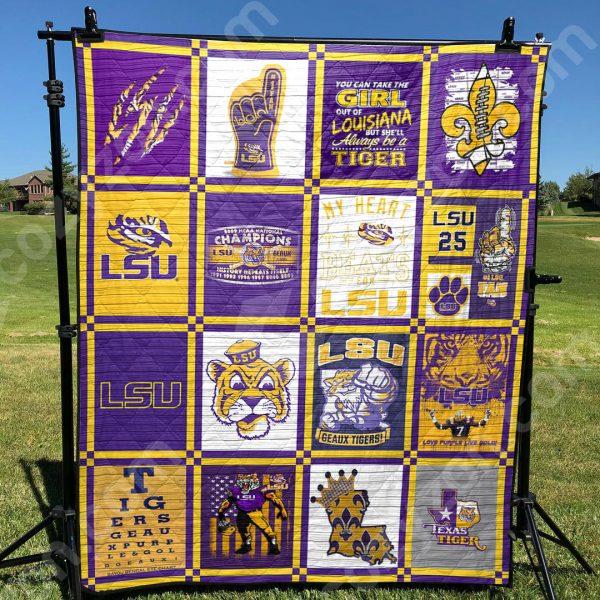 LSU Tigers Quilt Blanket For Ultimate Comfort