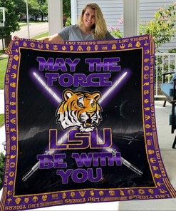LSU Tigers Quilt Blanket With Vibrant Design